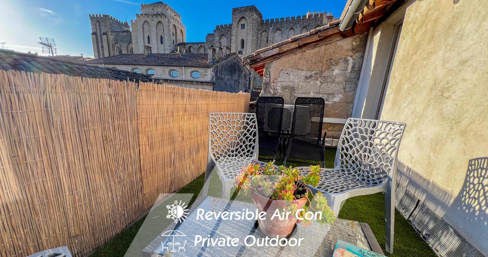 Ac - Private Exterior - Au Pied Du Palais Des Papes! Apartman Avignon Kültér fotó